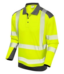 WRINGCLIFF ISO 20471 Class 2 Dual Colour Coolviz Plus Sleeved Polo Shirt